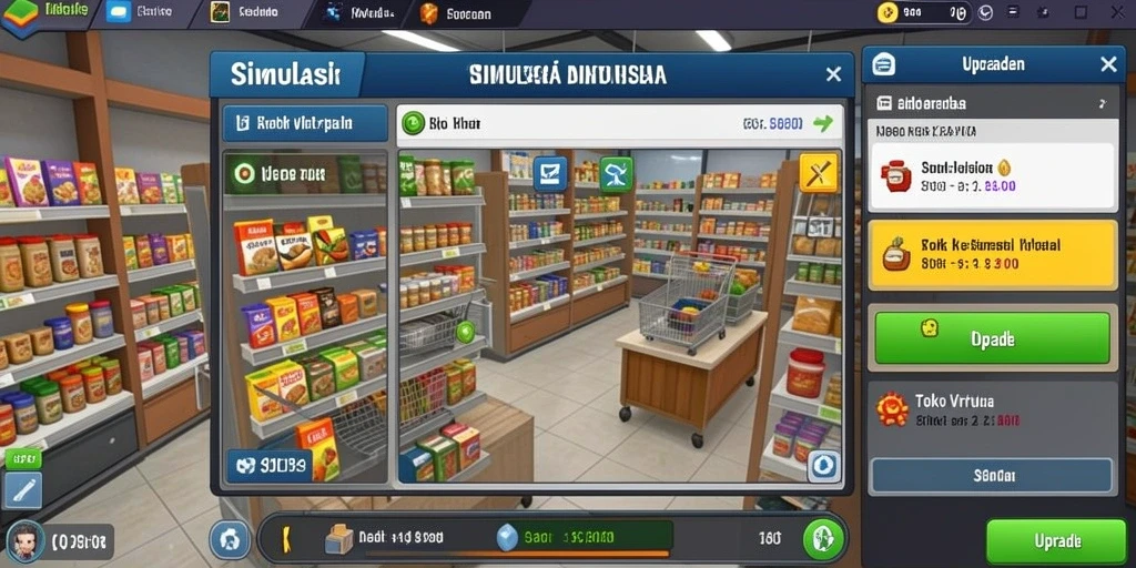 Screenshot memperlihatkan interaksi dengan NPC di pulau.