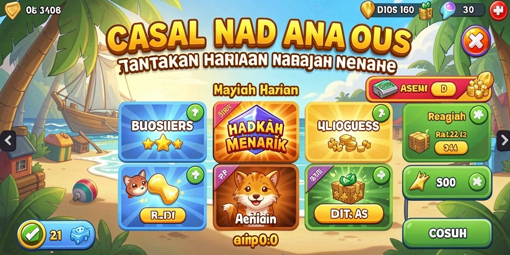 Fitur misi yang beragam dan menarik.