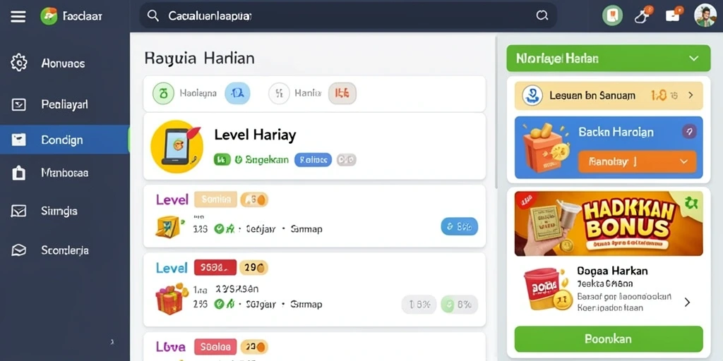 Sistem reward yang meningkatkan pengalaman bermain.